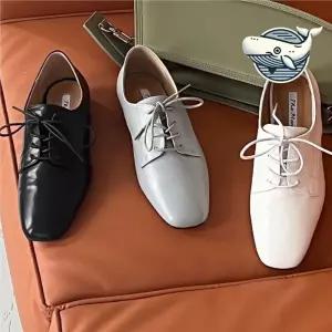 여성 데일리 모던 라운드 로퍼 스틸레토 정장 Nii1+7XmB