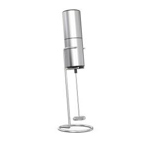 엘엠웨이 전기 우유 거품기 커피용 스테인리스 스틸 핫 초콜릿 말차 단백질 파우더 본체가 있는 미니 폼