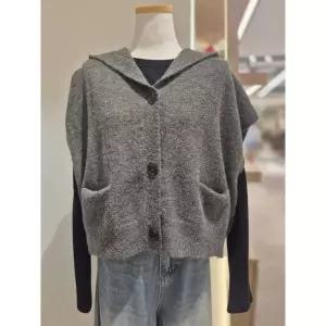 러브앤쇼 니트 후드 베스트 (GCFJGKV04)