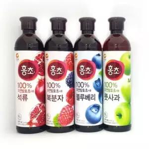청정원 자연발효 홍초 발효숙성 식초음료 900ml 1개 Wfe5+9ZAX