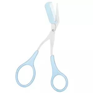 눈썹정리 빗달린 스텐 눈썹 가위 미용 잔털 커팅 숱가위 lVd4+2ZlE