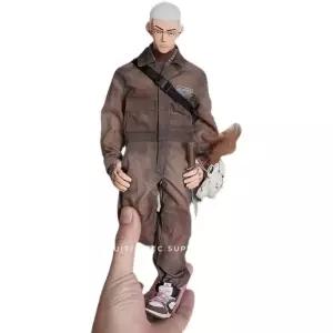 6 SUPERMC 남성 가면 2인치 피규어의상 전신슈트 바디슈트 루즈 할로윈