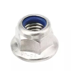 아우얼스룸 11번가 M5 니켈 강철 나일론 너트 M6 자동 M4 플랜지 휠 인서트 도