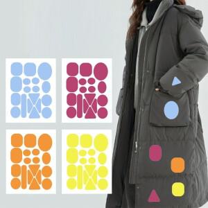 자가 접착 의류 패치 재킷 원단 스티커 세탁 가능 다림질 필요 없음 레인코트 우산 수리