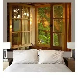 아우얼스룸 11번가 꽃 가리개 커튼 태트리 터 세로 감성 창문 초록 배경 대