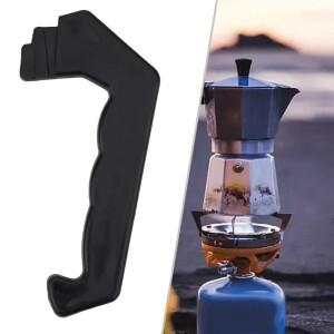 [호환품]커피 에스프레소 모카 오븐용 커피포트 액세서리 0.5-1 2-3 4-6 9-12 컵 부품 교체용 검정색 손잡