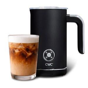 컬러 4 in 1 전기 우유 찜기와 거품기로 요리하기 2분 가열 및 거품기 커피용 뜨겁고 차가운 라떼 카푸치노