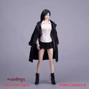 Ncctoys CCN6023 여성 6 트렌치코트 의상 루즈 피규어
