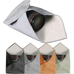 접이식 천 자체 접착 카메라 보관 가방 플러시 포장  보호 랩 안티 스크래치 30x30cm