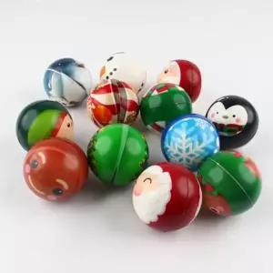 학원 팬시 선물 크리스마스 행복한 스폰지볼 12개 [ADF8449]