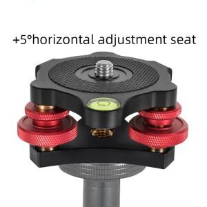 [호환품]삼각대 헤드 스피디 레벨링 베이스 수평 조정 오프셋 버블 캐논 호환 니콘 DSLR 카메라 및 모노포