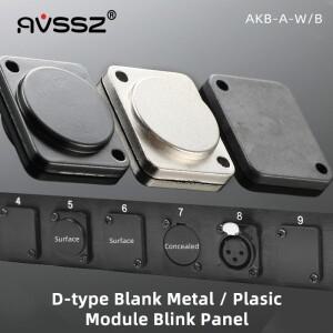 AVSSZ D 타입 파워콘 XLR 스피콘 모듈 플러그 플레이트 블라인드 86 패널 점퍼 보드 정보 스테이지 박스 케
