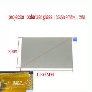 BYINTEK 프로젝터 수리용 단열 편광 유리 5.8 인치 LCD PN 058-0600-v2 136x80x1.2mm K25