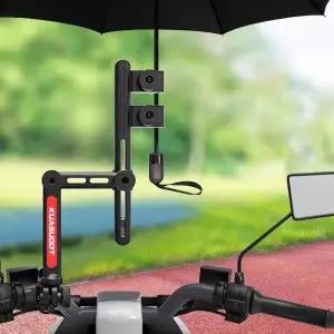 우산 거치대 우산꽂이 블랙 업그레이드 클램프 접이식 이중 단접이식 양산