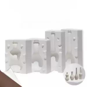 백도예기기회사 도자기 석고몰드 세트 4종 화병몰드