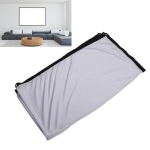 84인치 휴대용 프로젝터 스크린 HD 접이식 주름 방지 영화 16:9