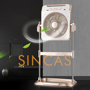무소음 리모컨 스탠딩 선풍기 가정용 높이 조절 기계식 타이머 사무실 회전 페이지 팬 테이블