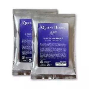 퀸즈헤나 염색약 (브라운) 100g, 2개 NTH 새치커버 천연염색
