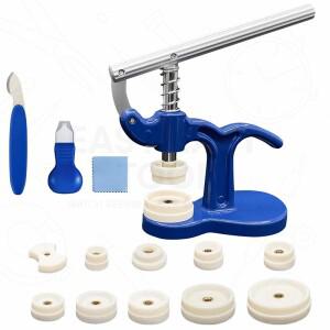 시계 뒷면 닫는 도구 수리 케이스 크리스탈 글라스 수공구 12개의 플라스틱 다이스 액세서리 포함