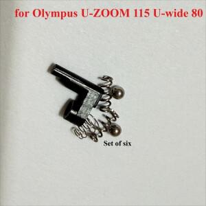 Olympus U-ZOOM 115U 와이드 80 필름 카메라 전면 커버 스위치 유지 보수 부품한  스프링-6개 세트