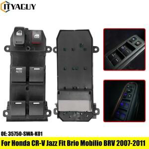 [호환품]혼다 호환 CR-V Mobilio BRV Brio Jazz 2007-2011 35750-SWA-K01 용 앞 좌측 전동 윈도우 제어 스
