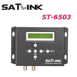 Satlink ST6503 DVB-T 변조기 AV 라우터 DM 디지털 지상파 디코더 TV RF 위성 수신기