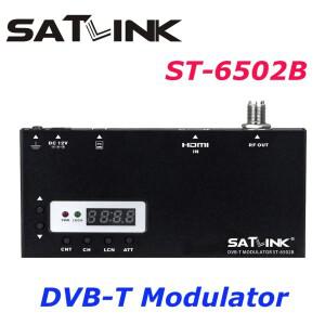 Satlink ST6502B DVB-T 변조기 AV 라우터 DM 디지털 지상파 디코더 TV RF 위성 수신기
