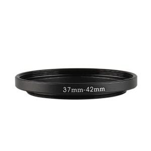 캐논 호환 니콘 소니호환 DSLR 카메라 렌즈용 알루미늄 블랙 스텝 업 필터 링 어댑터 37mm-42mm