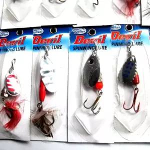 트윈피쉬 메탈 스푼 스피너 30개 모듬 세트 NzV1+7BqT