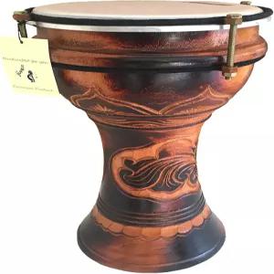 섬유스킨 합성 헤드 봉고 콩고 아프리카산 솔리드 우드 드럼 전문가용 품질/사운드 16인치 JIVE 젬베 덤벡