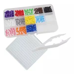 어린이 자연학습 비즈블럭 만들기용 풀세트 12색x3세트/ 오감발달 미술키트 돌봄교실