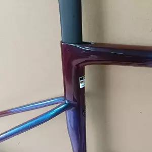 자전거프레임 카멜레온 블루 S8 카본 로드 프레임 디스크 브레이크 자전거 셀러 50가지 색상