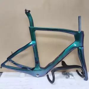 자전거프레임 2025 F16 카본 로드 프레임 F 자전거 프레임셋 F14 T1100 디스크 브레이크 카멜레온 색상 BSA