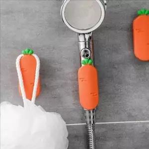 귀여운 실리콘 샤워기 홀더 다용도 흡착식 샤워기 걸이 욕실 벽걸이 otf5+9ZiY