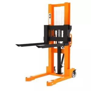 수동지게차 리프팅 트롤리 스태커 소형 지게차 미니 유압 하역 핸드카 자키 유압리프트 카트
