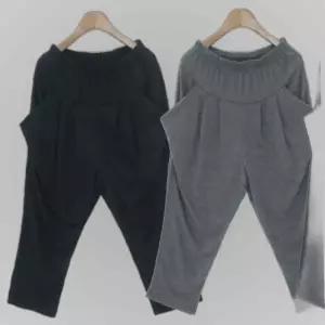 여자 편한 주머니 밴딩 배기팬츠 7부 추리닝 바지 면