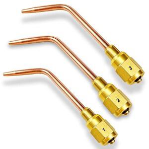 OXY 아세틸렌 1, 브레이징 시리즈 토치 사이즈 교체 LIGTH 믹서 2 용접 3 산소/아세틸렌 토치용, 팁, 포함, VICTOR