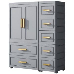 모듈식 옷장 보관 1 코트 수납박스 인테리어 수납함 초대형 장농 심플한 미니