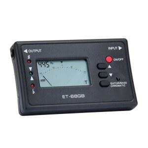 메트로놈 튜너 기타용 3인치 디지털 톤 발생기 베이스 ET 68GB