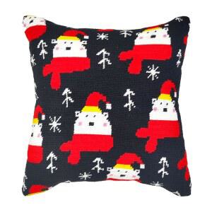 NEEDLEPOINT 키트, 16인치)(크리스마스 화이트 베어) X 바늘 패턴, 설명서(한글이 40.6 실, 수 캔버스, 40.6CM(16 전면 및 아닐 자수 십자수 베개 있음)에 2개 크리스마스