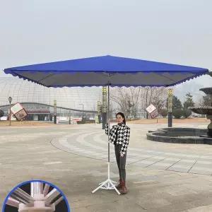 대형 파라솔 우산 카페 햇빛차단 화이트 직사각형 정원 비치