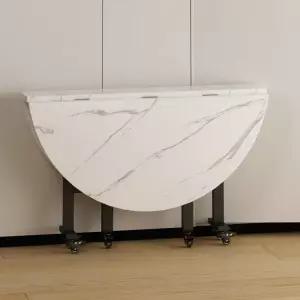 테이블 접이식 원형 라운드 원형테이블 탁자 원룸 밥상 대형