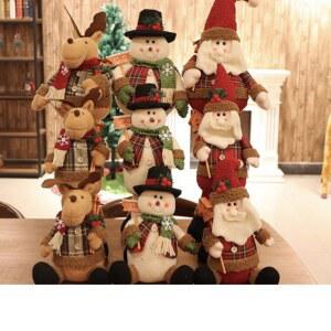 트리 눈사람 캠핑 플 5종 사탕 라운드 산타 모양의 작은 스타킹 댄싱