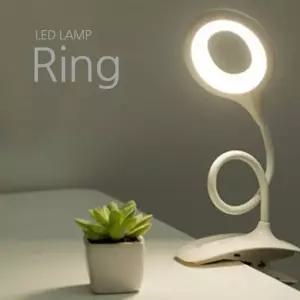 LED 집게형 링 스탠드 독서등 학습용 책상 스탠드