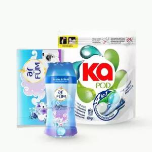 (세트) 카포드 캡슐세제 35개입(브라이트닝) + 드라이시트 60매(벨플라워) 향기부스터150g(벨플라워)