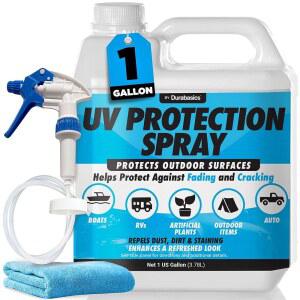 야외 표면용 자외선차단 u2013은 변색 균열 얼룩을 줄이는 데 도움이 됩니다. 기름지지 않는 매트 피니시 u2013에는 비닐 플라스틱 고무 인공 식물에 사용하는 수건 u2013이 포함되어 있습니다