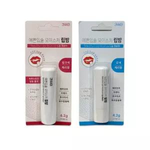 3WB 예쁜얼굴 립밤 핑크색 무색 1개 웰빙헬스 립케어 보습 입술케어 -