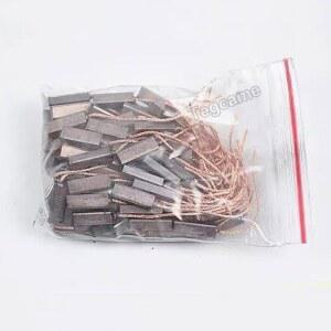 자동차 높은 저항에 대 한 4.5*6.5*20mm 구리 발전기 브러쉬 50/100pcs 브러시 카본 전기 Halla