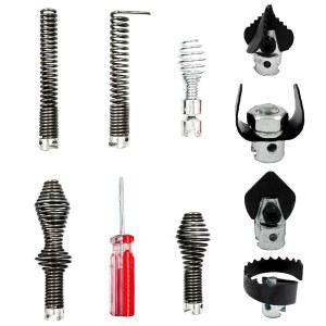 10개 배수구 스네이크 드릴 부착 키트 u2013은 K 400 C 4 C 6 C 7 C 8 C 9 u2013에 하며 5/8인치 배수구 청소기 케이블 및 팁과 호환됩니다