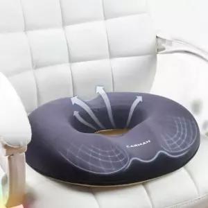 앉아서 허리보호 임산부 메모리폼 방석 가운데홀 꼬리뼈 산모용 사무실용